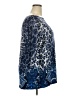 Susan Graver Blue Long Sleeve Blouse Size 2X - photo 4