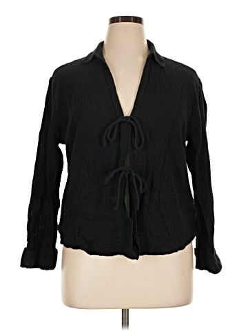 Abercrombie & Fitch Long Sleeve Blouse (view 1)