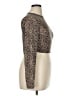 Shein Brown Long Sleeve Top Size XL - photo 4