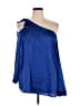 Torrid Blue 3/4 Sleeve Blouse Size 1X Plus (1) - photo 1