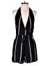 Volcom 100% Viscose Stripes Black Romper Size 4 - 6 - photo 1