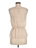 Bar III 100% Polyester Tan Sleeveless Blouse Size M - photo 2