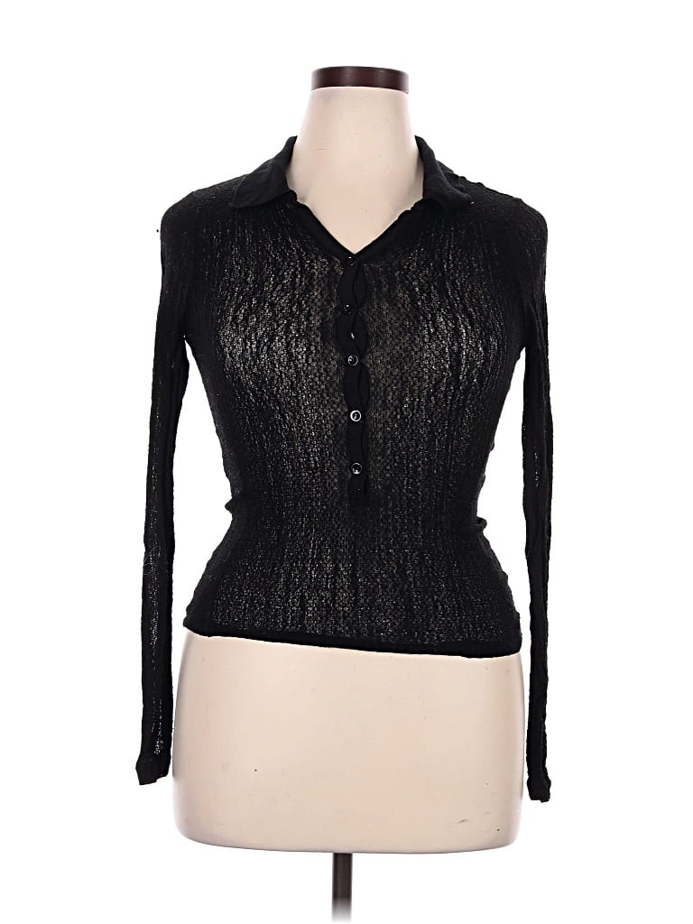Pre-owned Frame Long Sleeve T-shirt In Black
