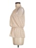 Bar III 100% Polyester Tan Sleeveless Blouse Size M - photo 5
