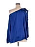 Torrid Blue 3/4 Sleeve Blouse Size 1X Plus (1) - photo 2