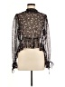 BCBGeneration 100% Polyester Black Long Sleeve Blouse Size M - photo 1