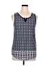 Papermoon Blue Sleeveless Blouse Size XL - photo 1