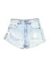 Zara Blue Denim Shorts Size 0 - photo 1