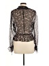 BCBGeneration 100% Polyester Black Long Sleeve Blouse Size M - photo 2