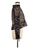 BCBGeneration 100% Polyester Black Long Sleeve Blouse Size M - photo 4