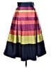 Moulinette Soeurs 100% Polyester Color Block Purple Formal Skirt Size 0 - photo 2