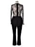 Express 100% Nylon Black Jumpsuit Size 12 - photo 2