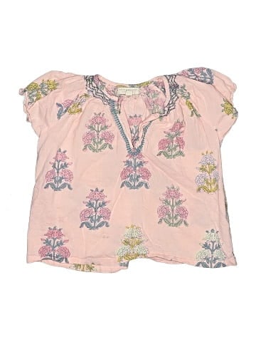 Pink Chicken Short Sleeve Blouse (view 1)