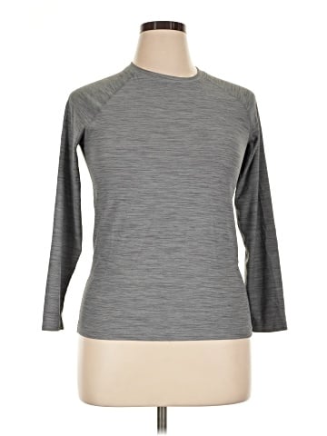 Active by Old Navy 3/4 Sleeve T-Shirt (view 1)