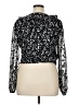 Bebe 100% Polyester Black Long Sleeve Blouse Size XL - photo 2