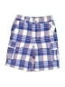 Gap 100% Cotton Plaid Blue Cargo Shorts Size 4T - photo 1