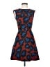 J.Crew 100% Polyester Print Blue Cocktail Dress Size 0 - photo 1