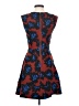 J.Crew 100% Polyester Print Blue Cocktail Dress Size 0 - photo 2