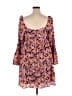 BCBGeneration Paisley Purple Casual Dress Size 14 - photo 2