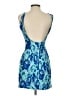 Amanda Uprichard 100% Polyester Paisley Blue Cocktail Dress Size XS - photo 2