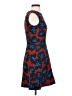 J.Crew 100% Polyester Print Blue Cocktail Dress Size 0 - photo 4