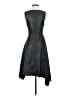 BCBGMAXAZRIA 100% Polyurethane Solid Gray Cocktail Dress Size XS - photo 2