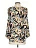 IRO 100% Viscose Floral Tan 3/4 Sleeve Blouse Size EU (FR) 34 / US 2 - photo 2