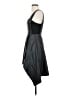 BCBGMAXAZRIA 100% Polyurethane Solid Gray Cocktail Dress Size XS - photo 5