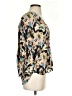 IRO 100% Viscose Floral Tan 3/4 Sleeve Blouse Size EU (FR) 34 / US 2 - photo 4
