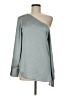 Theory Gray Long Sleeve Blouse Size M - photo 1