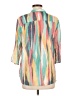Ruby Rd. Teal 3/4 Sleeve Blouse Size L - photo 2