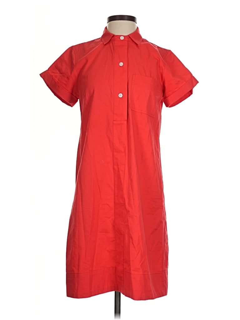Pre-owned J.crew Factory Store Casual Dress In Red