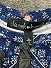 Derek Heart Blue Long Sleeve Top Size L - photo 7