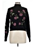 Alya Floral Black Pullover Sweater Size L - photo 1