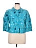 Talbots 100% Silk Teal 3/4 Sleeve Silk Top Size 16 - photo 1
