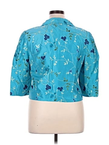 Talbots 3/4 Sleeve Silk Top (view 2)