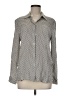 Reitmans 100% Viscose Tweed Gray Long Sleeve Blouse Size M - photo 1