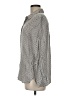 Reitmans 100% Viscose Tweed Gray Long Sleeve Blouse Size M - photo 5