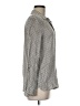 Reitmans 100% Viscose Tweed Gray Long Sleeve Blouse Size M - photo 4