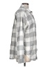 Gap 100% Cotton Checkered-gingham Gray Long Sleeve Button-Down Shirt Size L (tall) - photo 4
