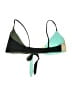 L Space Color Block Tan Green Swimsuit Top Size M (estimated) - photo 2