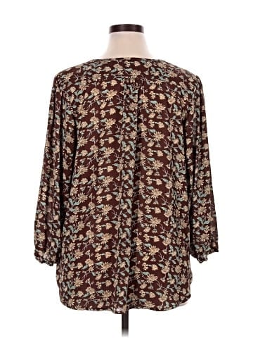 Monday Fun 3/4 Sleeve Blouse (view 2)