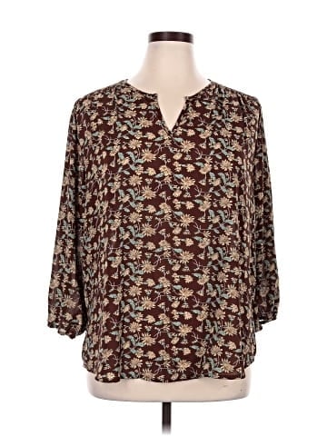 Monday Fun 3/4 Sleeve Blouse (view 1)