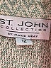 St. John Collection by Marie Gray Print Green Blazer Size 12 - photo 3