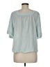 Gap Teal 3/4 Sleeve Blouse Size M - photo 2