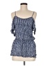 Forever 21 100% Rayon Blue Sleeveless Blouse Size M - photo 1