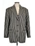 Everlane Checkered-gingham Ivory Blazer Size 12 - photo 1
