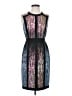 BCBGMAXAZRIA 100% Polyester Graphic Black Cocktail Dress Size 2 - photo 1