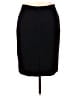 Le Suit 100% Polyester Solid Black Formal Skirt Size 14 - photo 2
