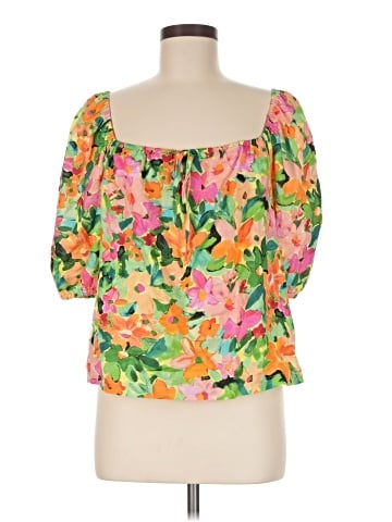Sanctuary 3/4 Sleeve Blouse (view 1)